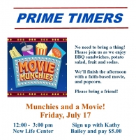 Prime Timers - Munchies & a Movie 